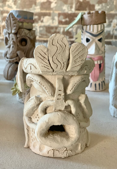 Clay Sculpture Team Totem