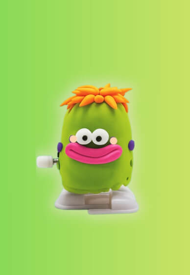 Clay Sculpture Workshop - Make Your Windup Toy Monster - 2 Toys