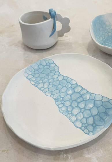 Clay Sip and Paint Your Own 3 Piece Dinner Set Workshop