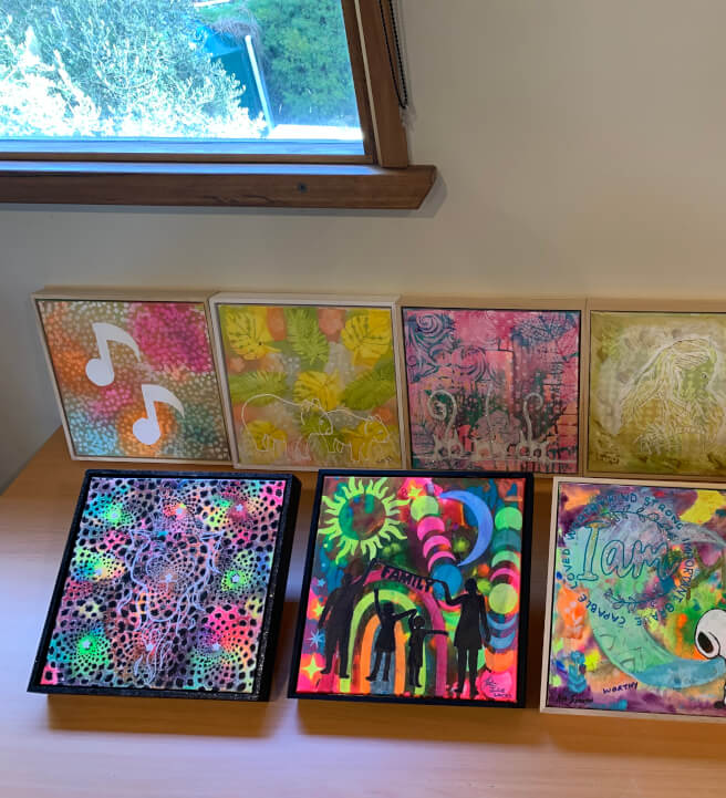 Connect & Create Mixed Media Painting Workshop