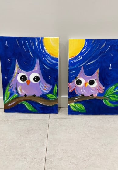 Connected Canvases - Mother's Day Art Workshop