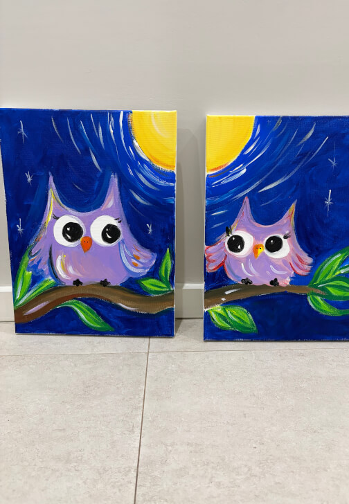Connected Canvases - Mother's Day Art Workshop