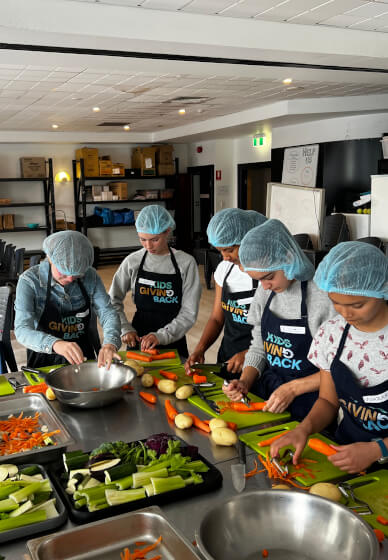 Cook4Good at Kids Giving Back