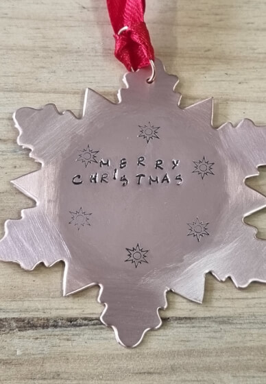 Copper Christmas Decorations Workshop