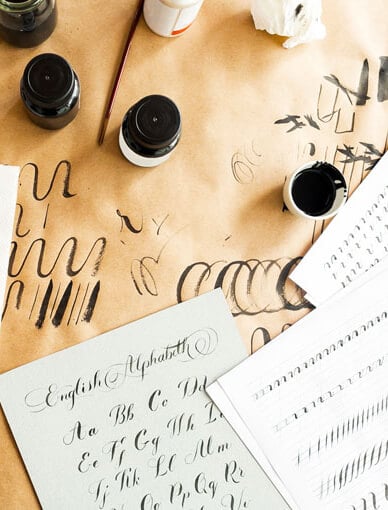 Copperplate Calligraphy Course for Intermediates