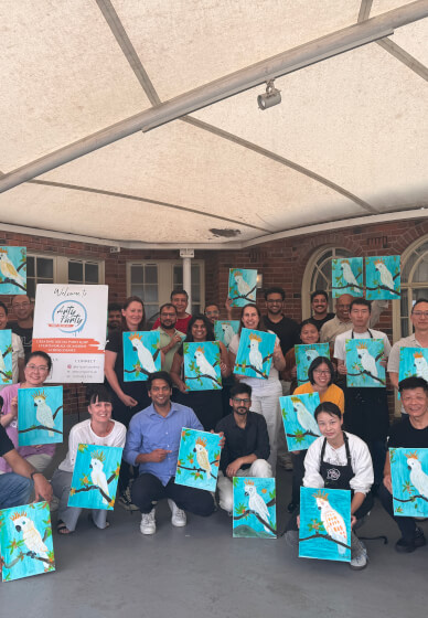 Corporate EOFY Private Paint and Sip Class