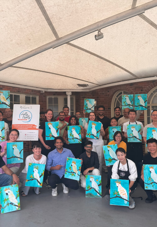 Corporate EOFY Private Paint and Sip Class