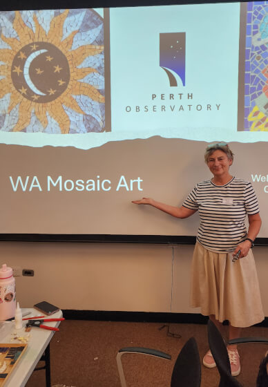 Cosmic Creations: Beginner Mosaic Workshop at Perth Observatory