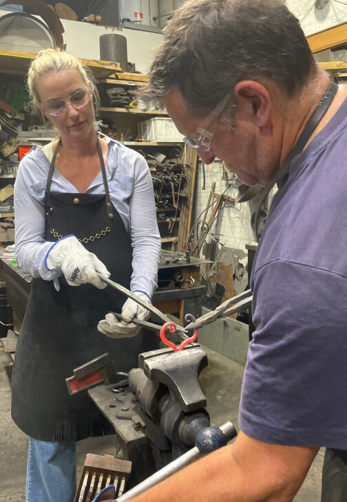Couples Blacksmithing Workshop