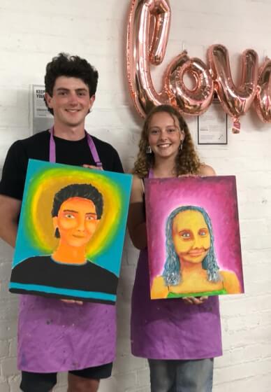 Couple's Painting Class for Valentine's Day