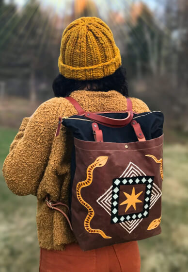 Craft a Convertible Klum House Tote-Pack Workshop