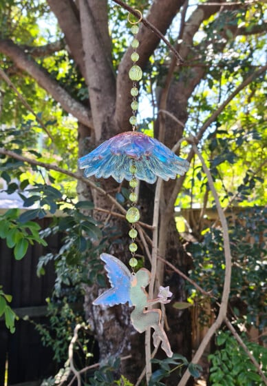Create a Fairy Windcharm, Fairy Door and Mushrooms