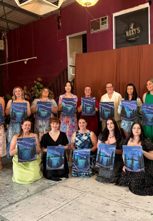 Creative Art Class for Hens Parties