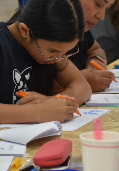 Creative Brush Calligraphy Class for Kids & Parents