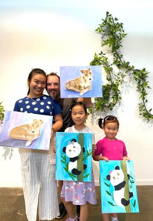 Creative Family Painting Class, After School