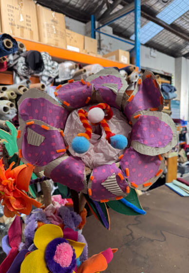 Creative Reuse for Kids - Fabulous Florals Workshop