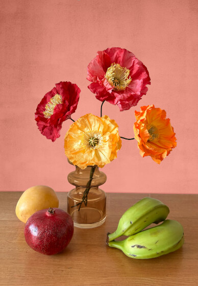 Crepe Paper Poppy Workshop – Make Your Own Flower