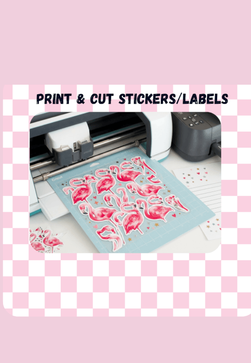 Cricut Print Then Cut Stickers and Labels Class