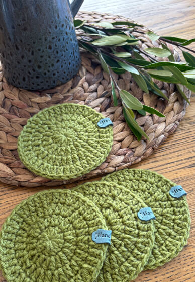 Crochet a Coaster Set: Beginners Crochet Workshop