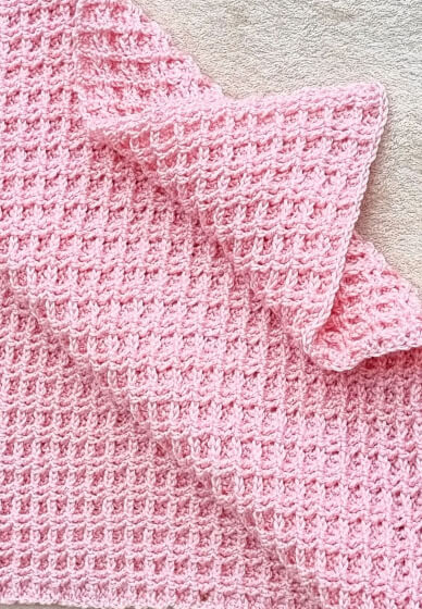 Mindful Crochet: Waffle Stitch Baby Blanket Workshop