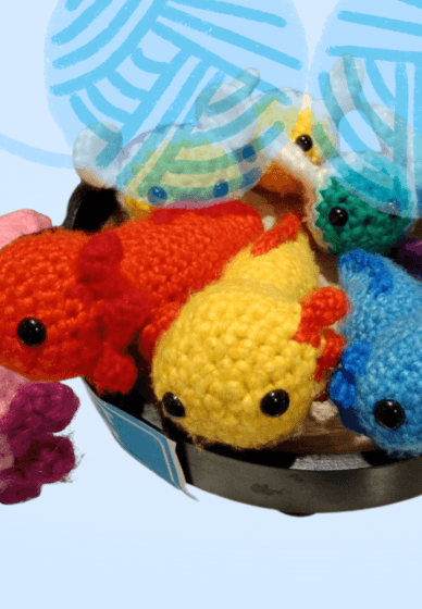 Crochet Axolotls Workshop