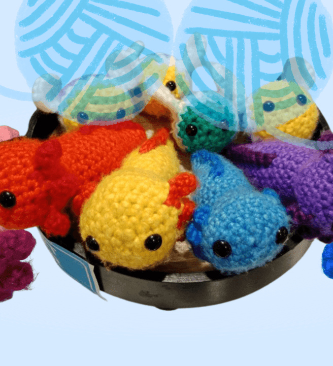 Crochet Axolotls Workshop