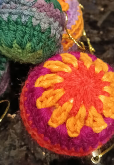 Crochet Christmas Baubles Class
