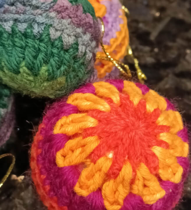 Crochet Christmas Baubles Class