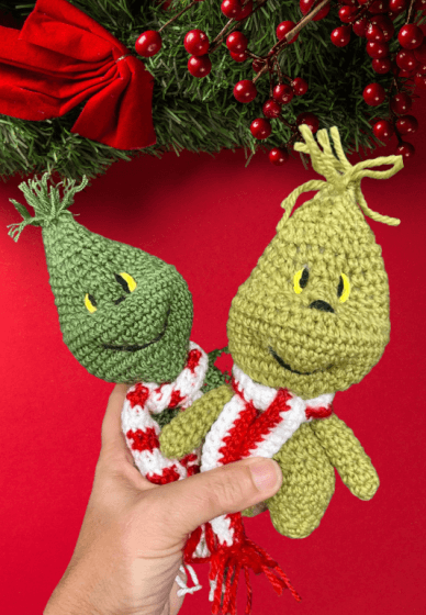 Crochet Course: Christmas Grinch Decoration