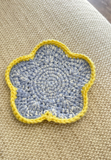 Crochet Flower Coaster Class