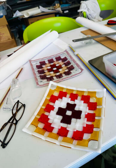 Crochet Inspired 'Granny Square' Dish Making Workshop
