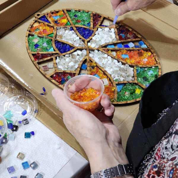 Crushed Glass Suncatcher Workshop