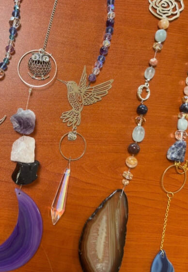 Crystal and Gem Suncatcher Class