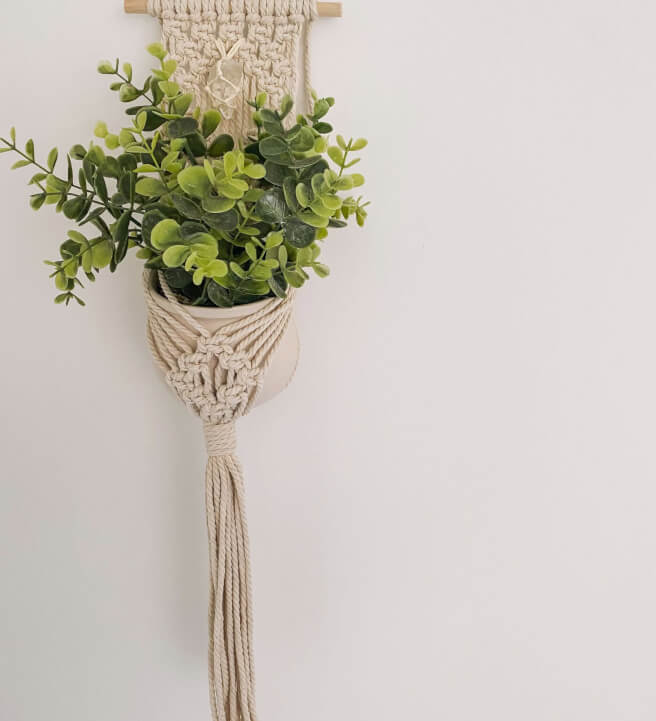 Crystal Macrame Plant Hanger Workshop