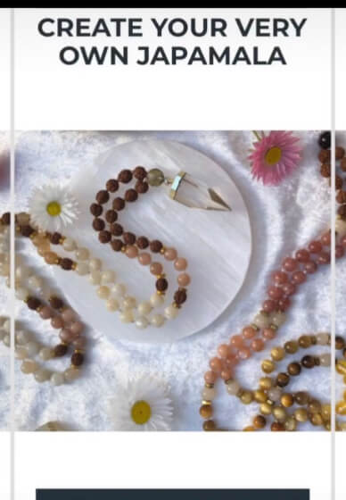 Crystal Mala Beads Workshop