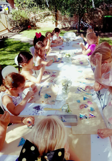 Crystal Sparkle Kids Birthday Workshop