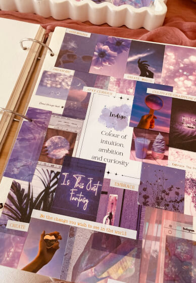 Crystals and Collage Colour Therapy Workshop