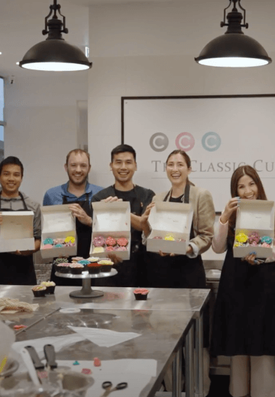 Cupcake Decorating Masterclass for Team Building