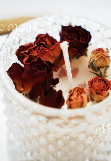 Custom Dried Flower Scented Candle Workshop