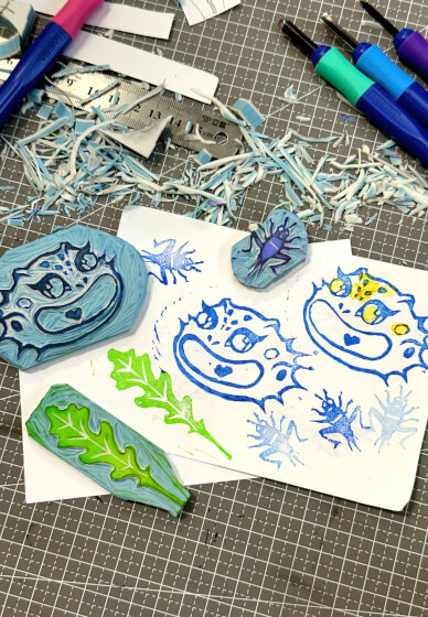 Custom Rubber Stamp DIY Workshop