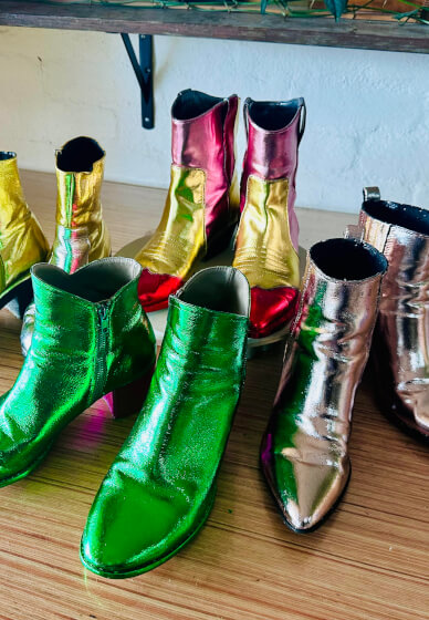 Custom Shoes and Accessories Design Workshop: Metal Leaf Edition