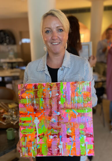 Custom Team Building Art Workshop: Paint, Create, Connect