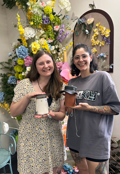 Cute Leather Bag Making Workshop