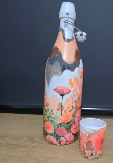 Decoupage Workshop: Bottle Decoupage
