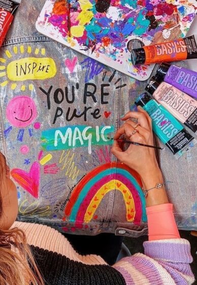 Denim Jacket Painting Workshop