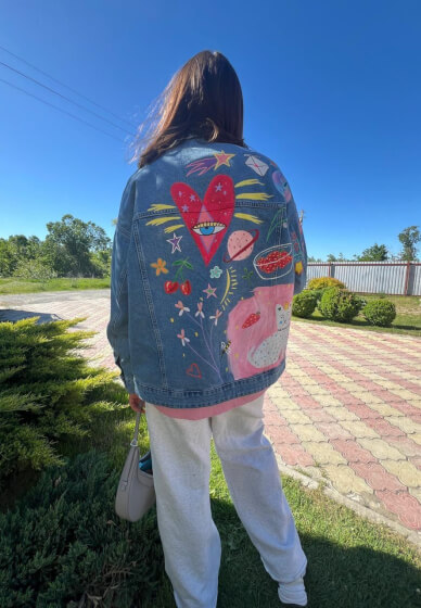 Denim Jacket Painting Workshop