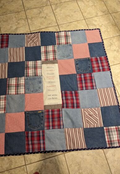 Design a Memory Quilt: Use Your Loved Ones Clothes