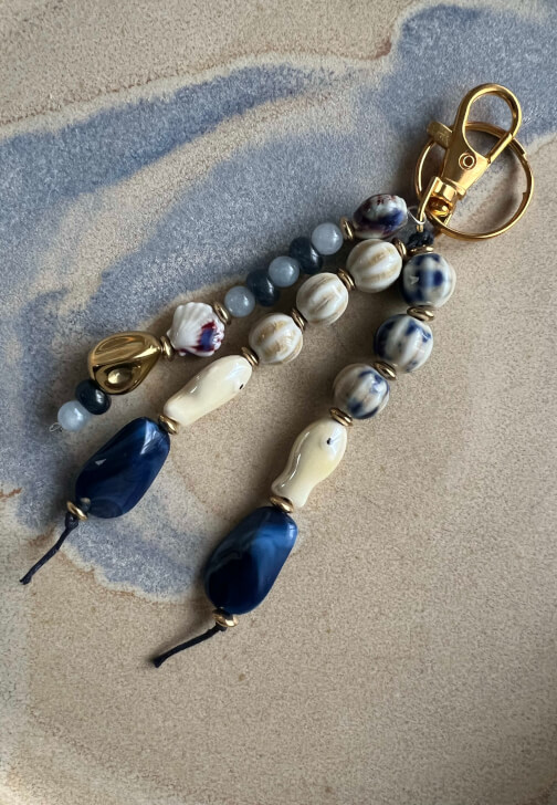 DIY Beaded Bag Charm Craft Kit