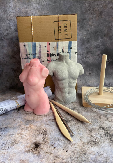 DIY Body Sculpture Craft Kit for Two