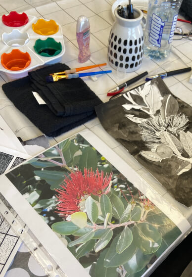 DIY Botanical Drawing Kit with Pen and Ink